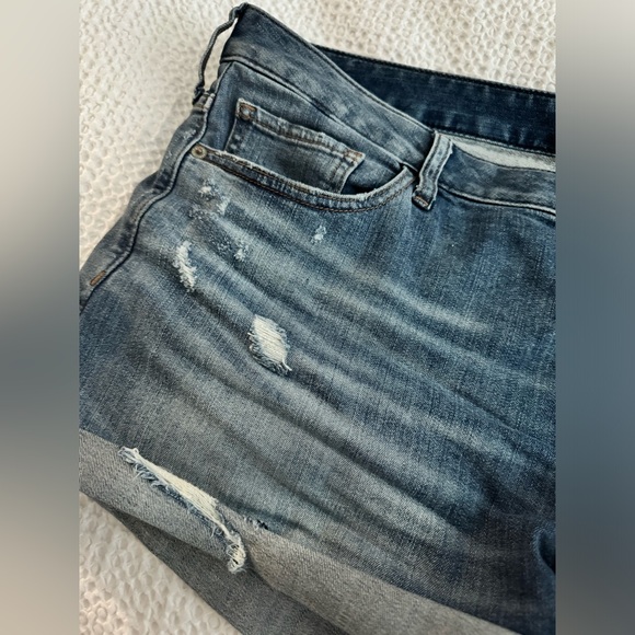 Distressed Express Shorts - Picture 2 of 6